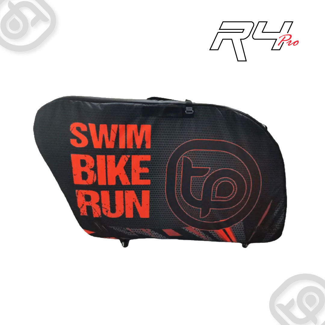 MALETA R4 PRO SWIN-BIKE-RUN-NEGRO-NARANJA