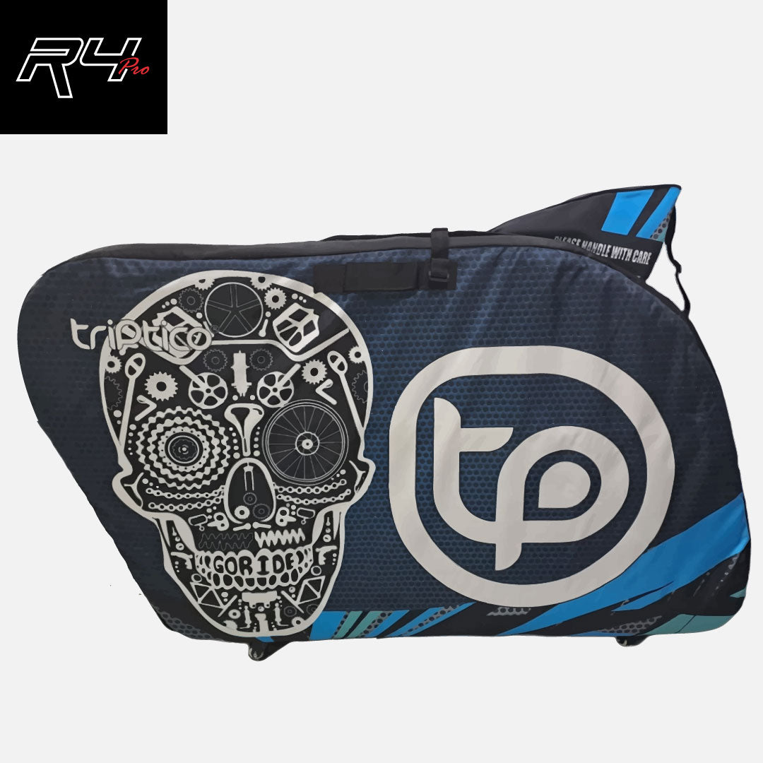 MALETA R4 PRO-TURBO CALAVERA-AZÚL-NEGRO