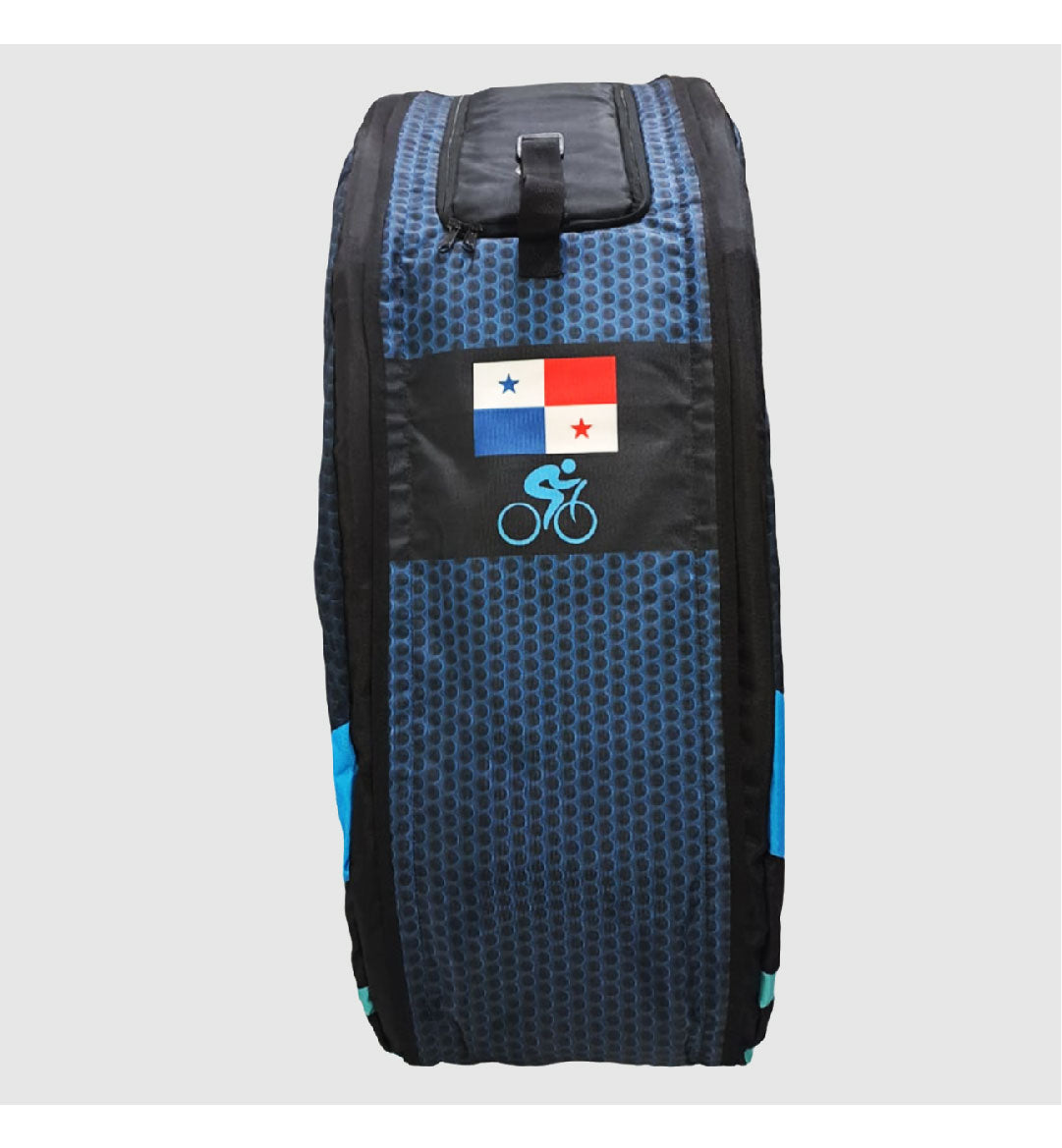 MALETA R4 PRO-TURBO CALAVERA-AZÚL-NEGRO