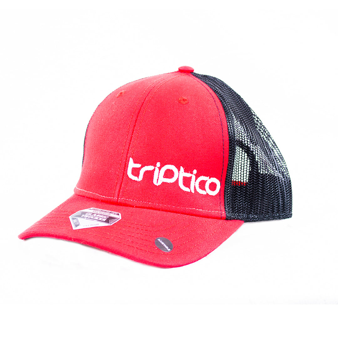 GORRA ROJA TRIPTICO