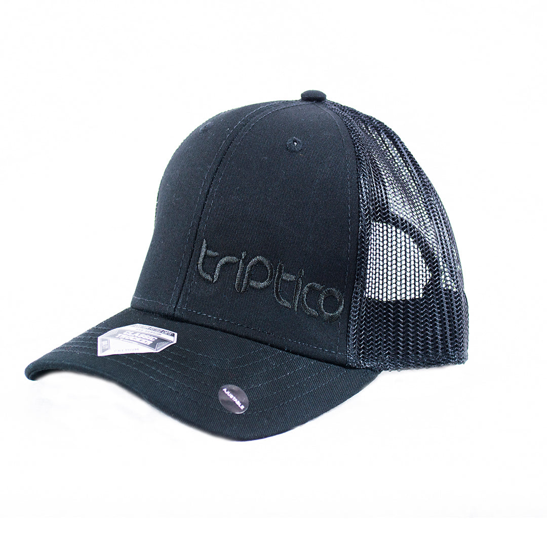 GORRA NEGRA TRIPTICO