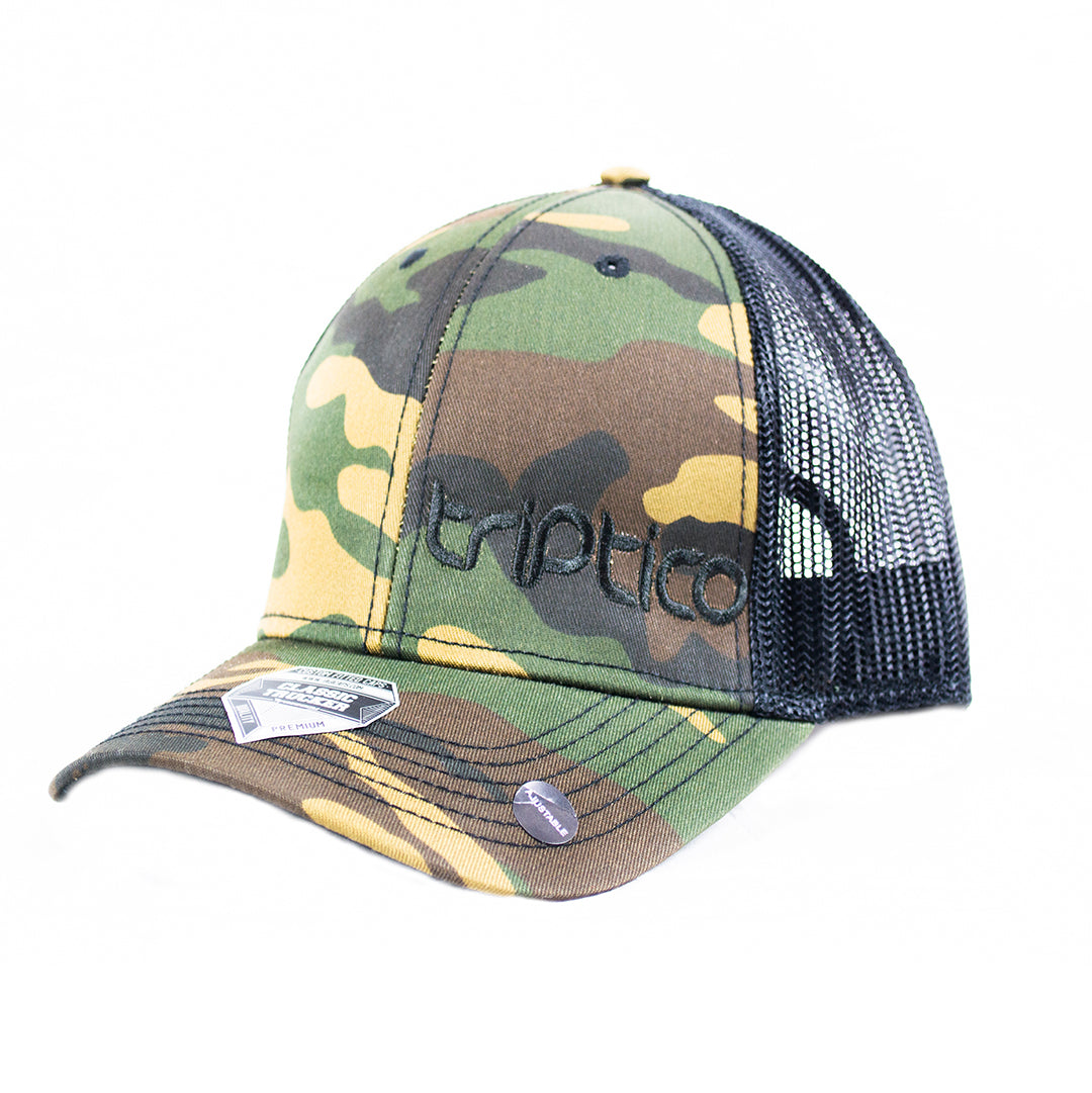 GORRA CAMUFLADA VERDE TRIPTICO