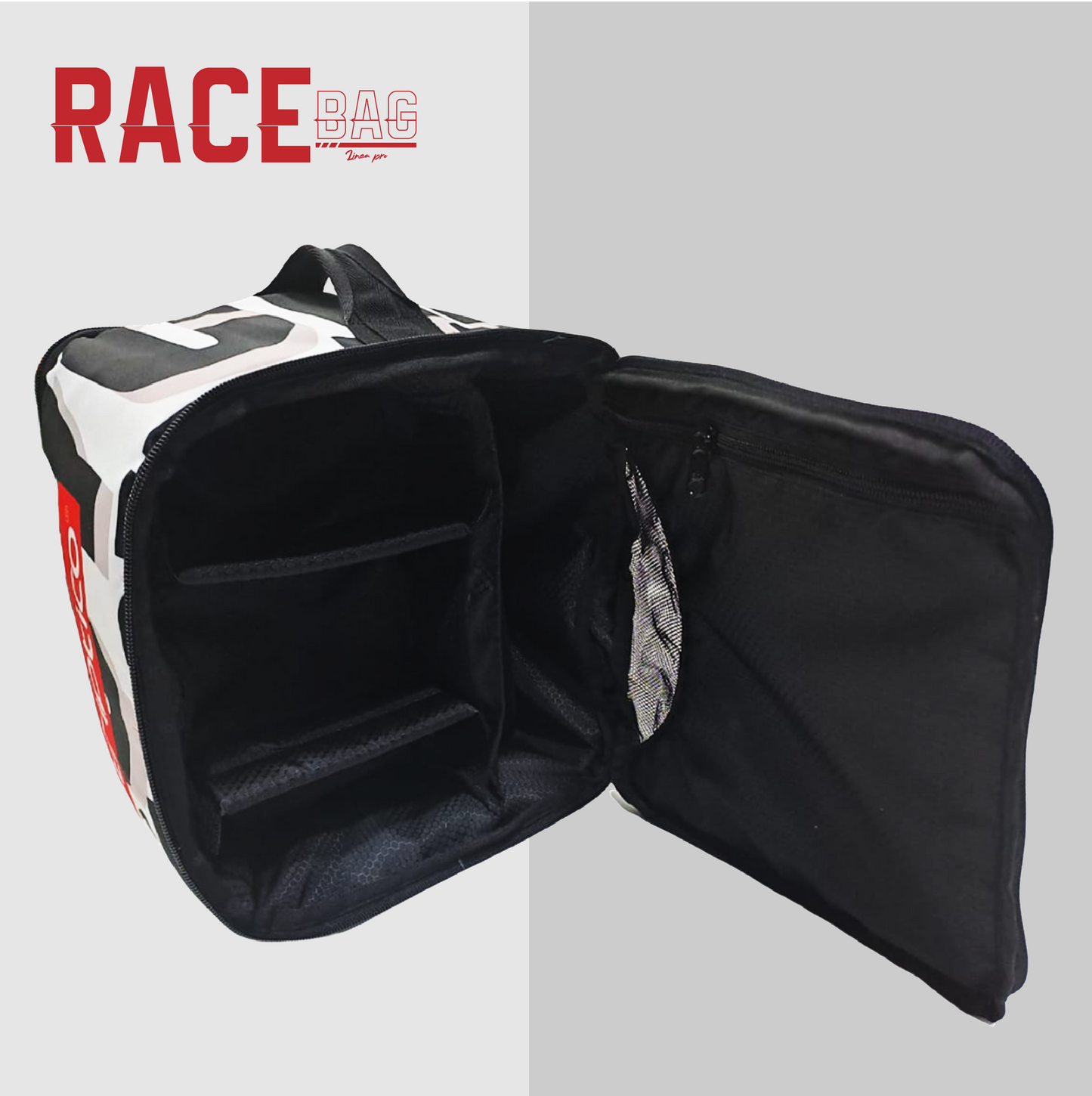 MALETÍN RACEBAG LETTER GAME BLANCO - PRÓXIMAMENTE