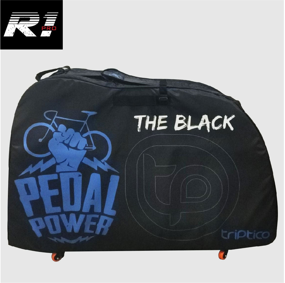 MALETA R1 PRO PEDAL POWER - NEGRO-AZÚL