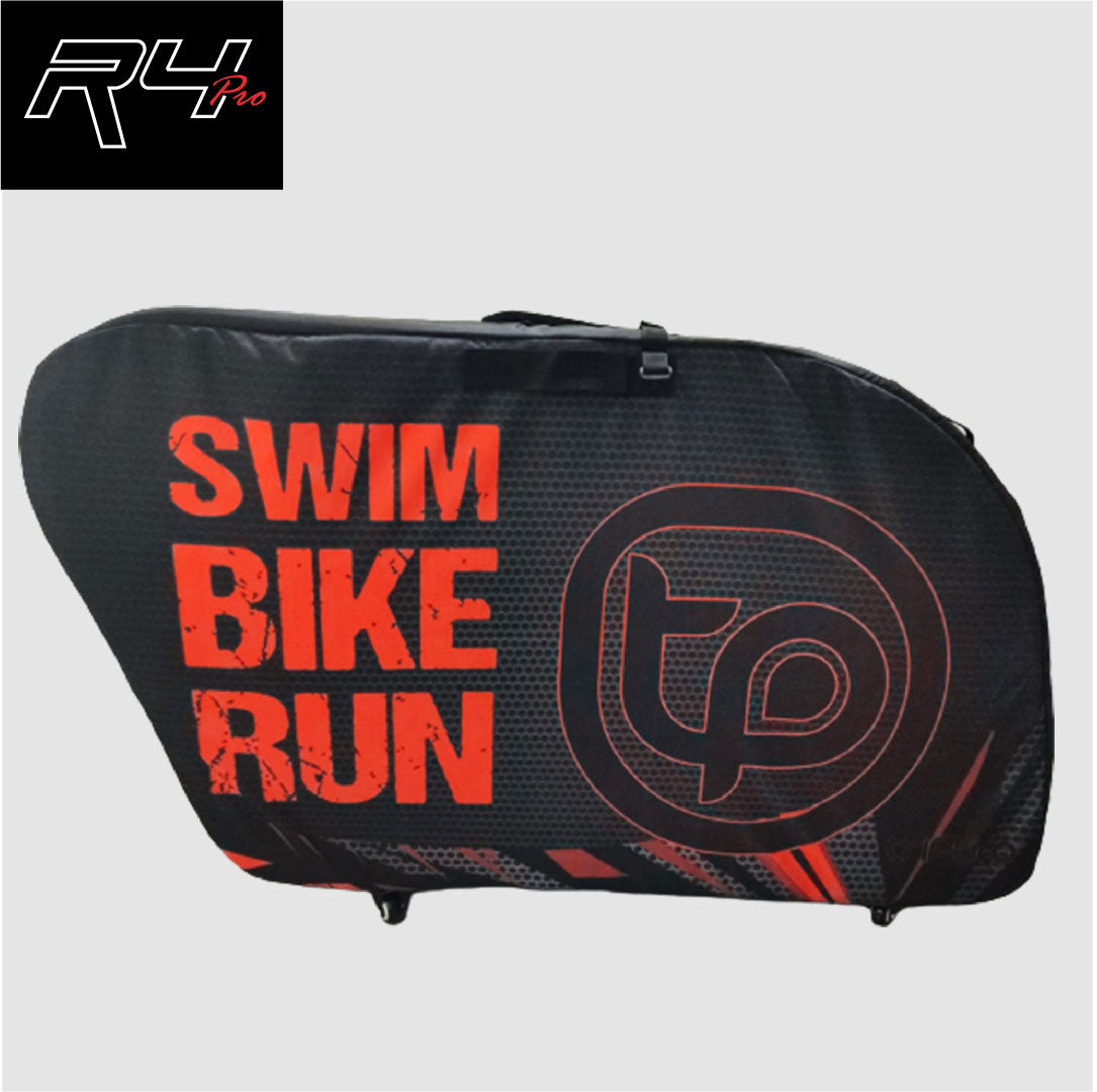 MALETA R4 PRO SWIN-BIKE-RUN-NEGRO-NARANJA