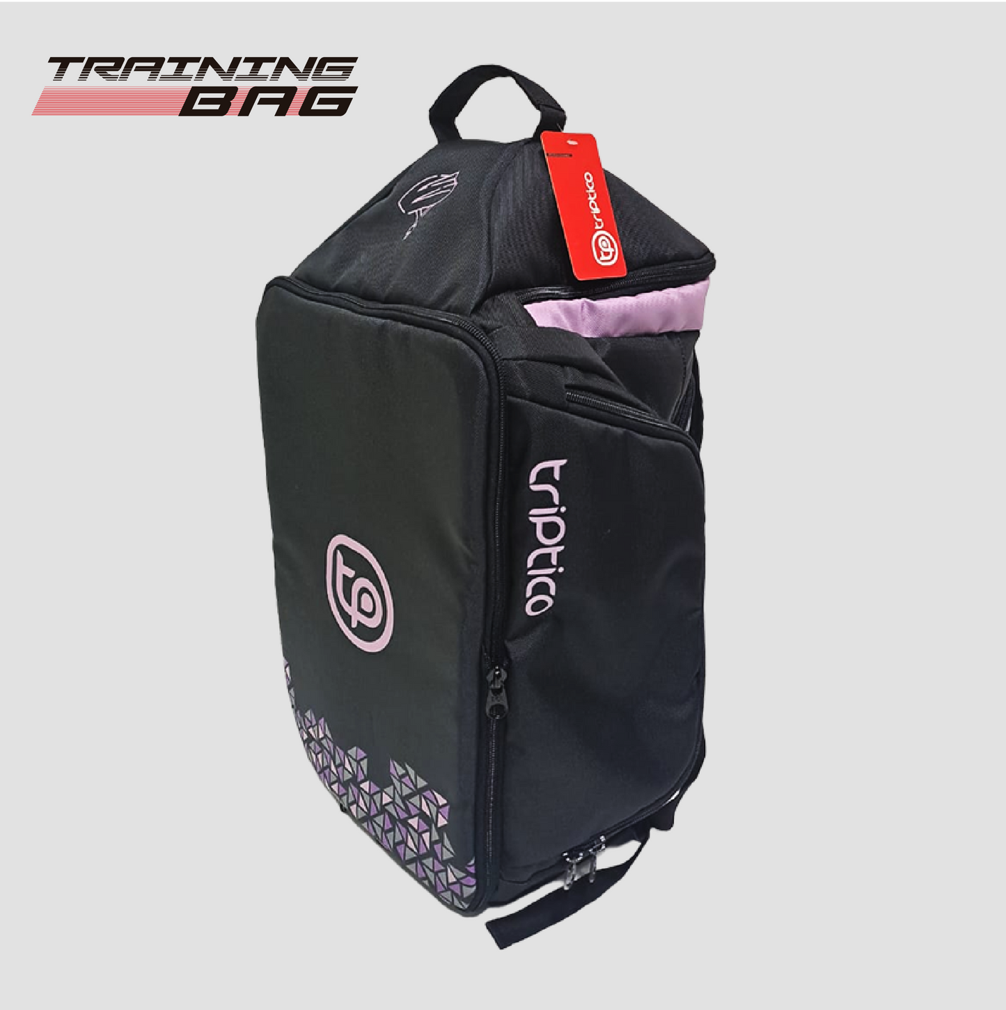 MALETA TRAINING BAG TRIANGULOS LILA