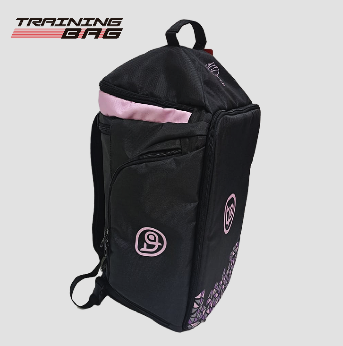MALETA TRAINING BAG TRIANGULOS LILA