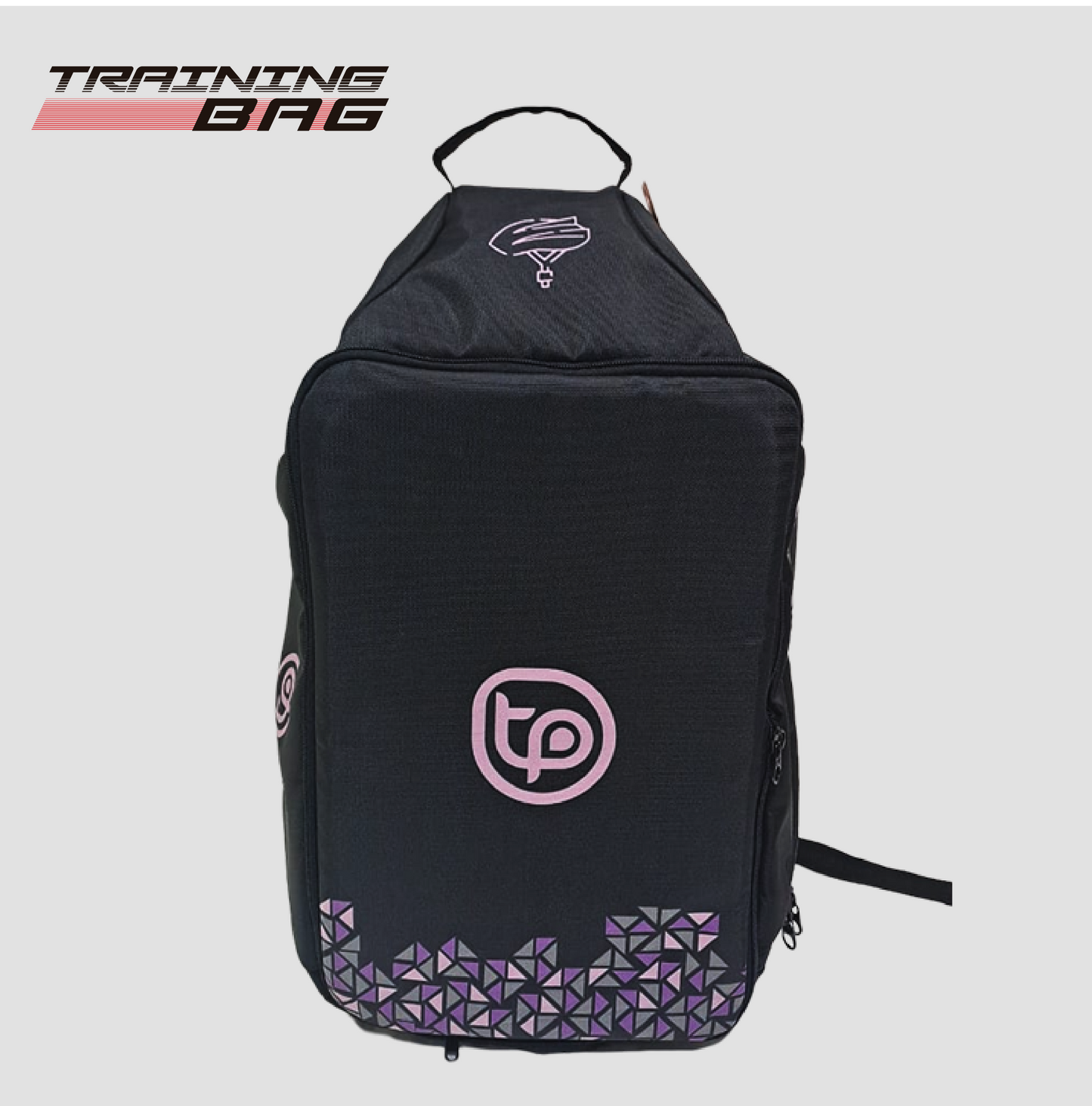 MALETA TRAINING BAG TRIANGULOS LILA