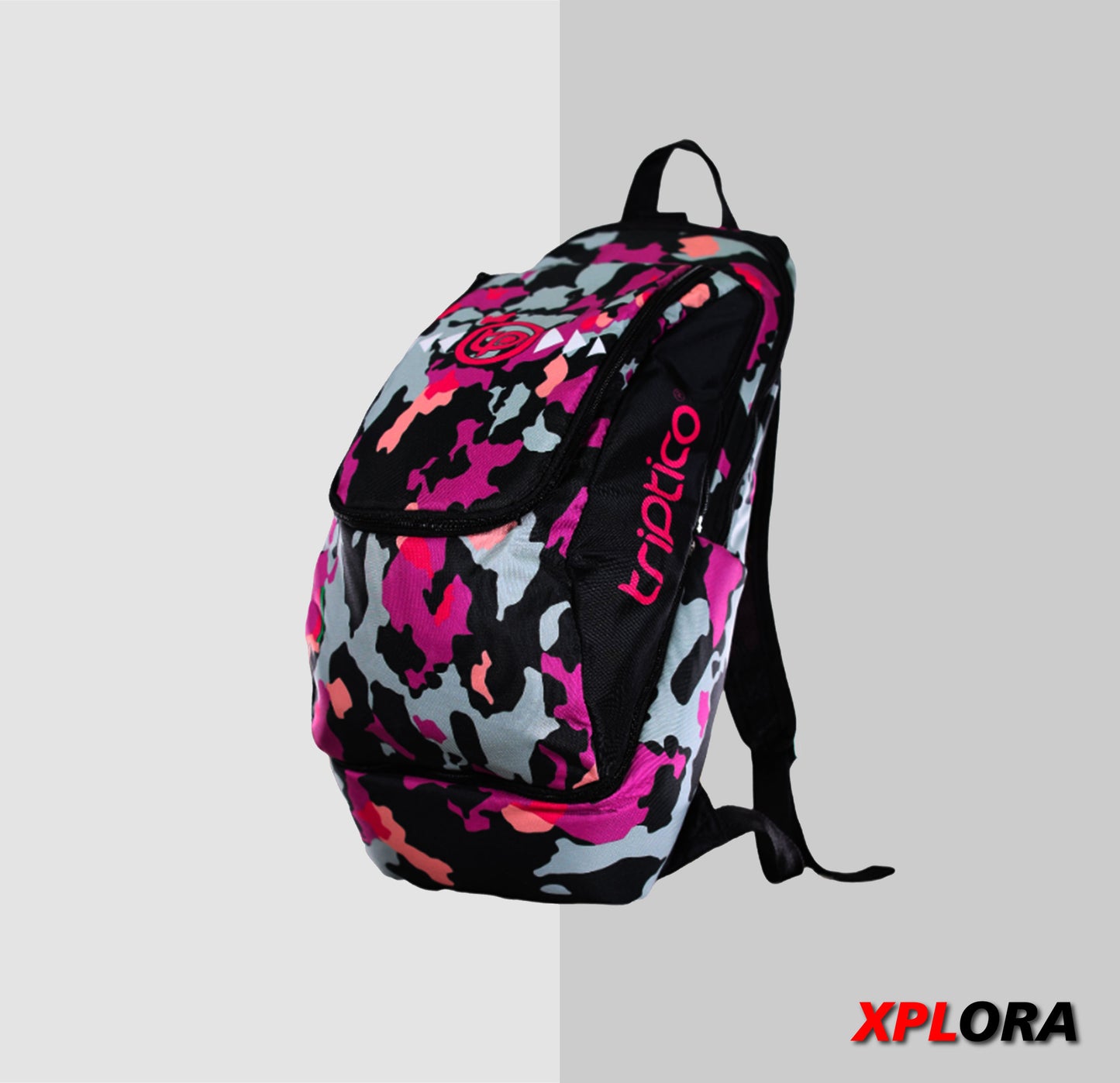 MALETÍN XPLORA CAMUFLADO FUCSIA