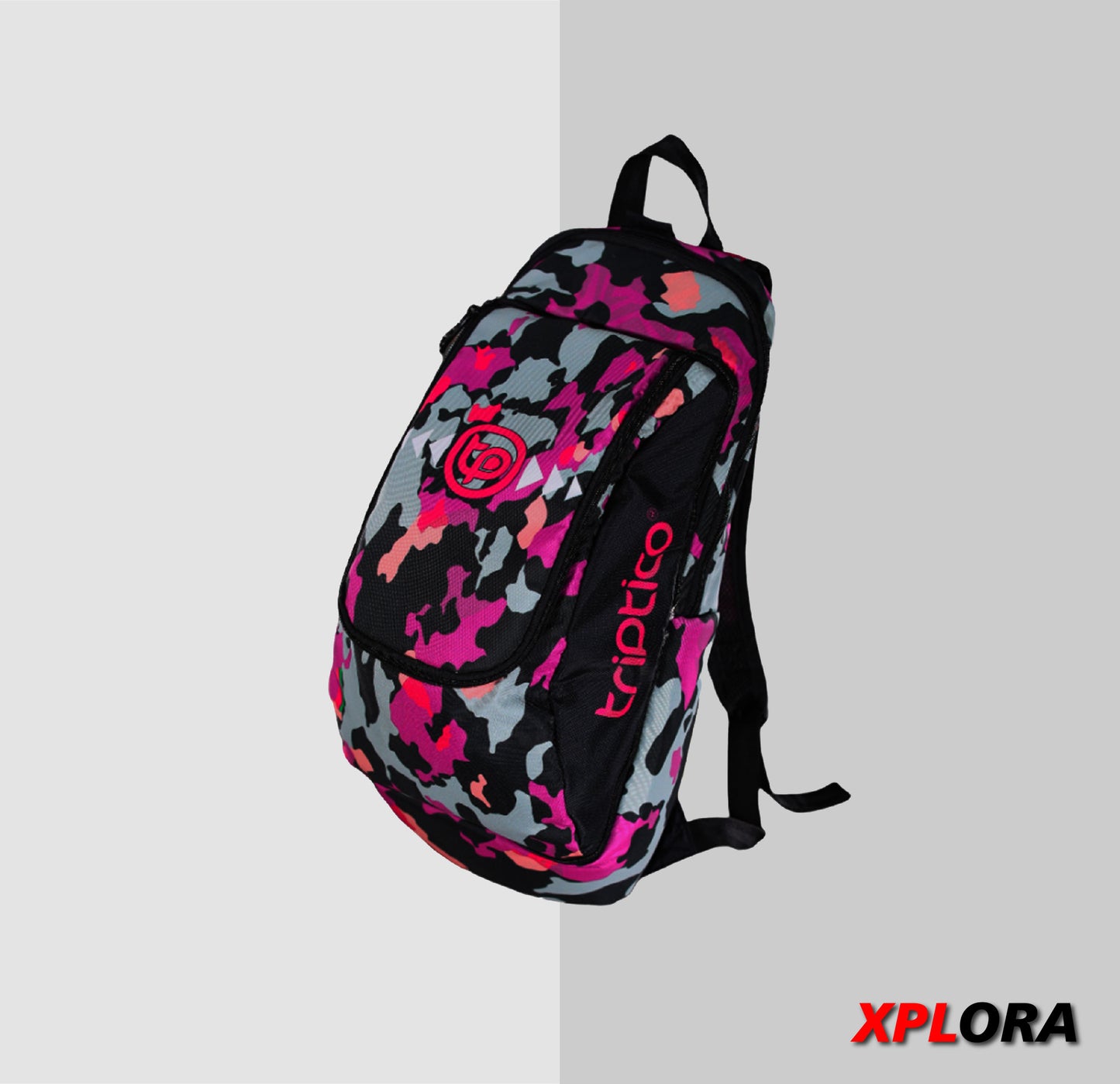 MALETÍN XPLORA CAMUFLADO FUCSIA