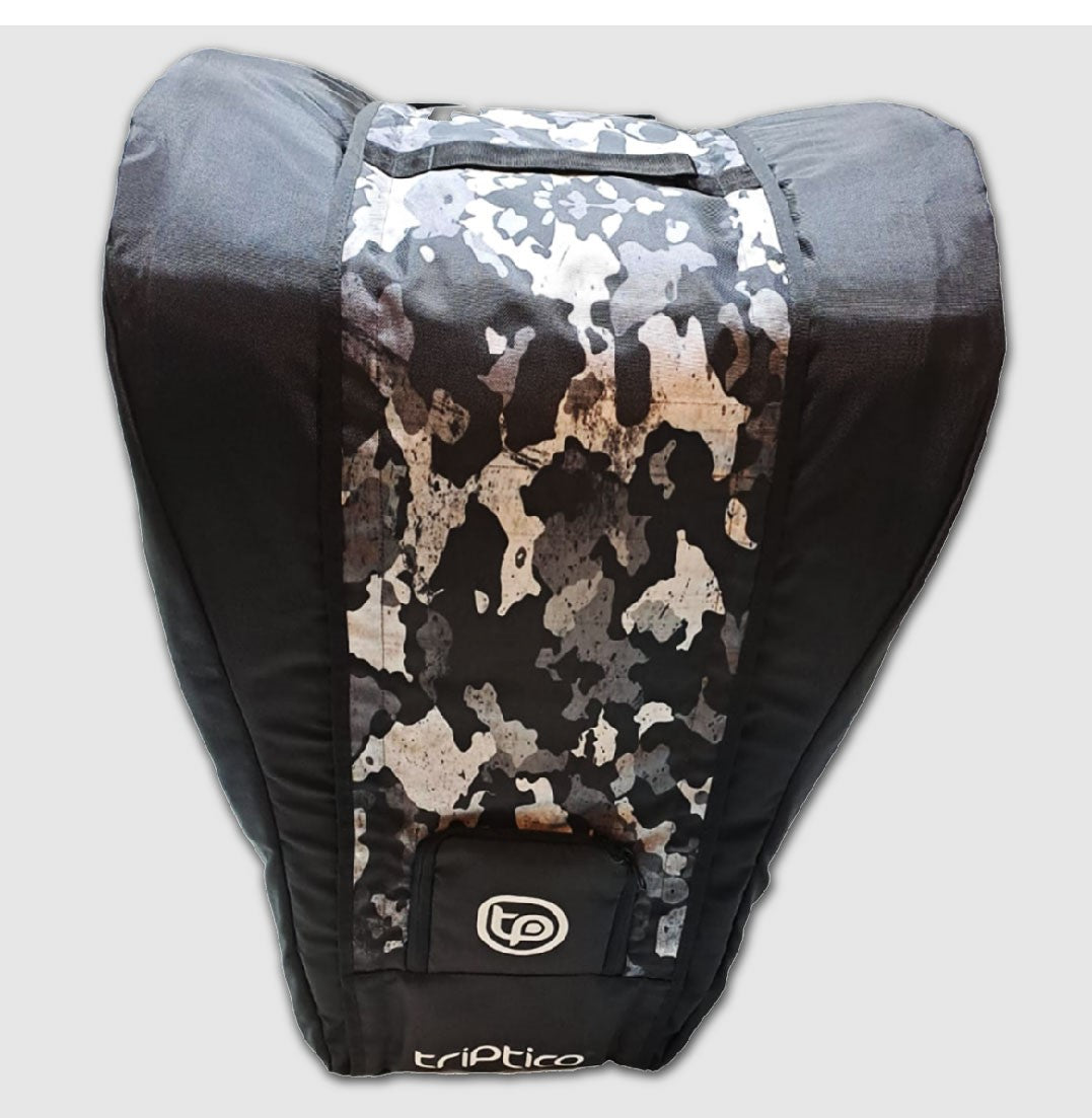 MALETA R4 PRO CAMUFLADO LOGO INVERTIDO NEGRO-GRIS