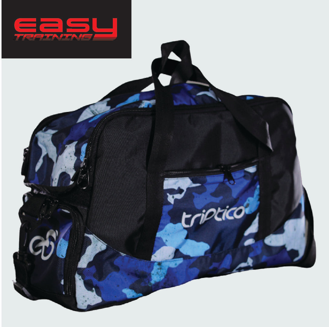 EASY TRAINING SUITCASE CAMOUFLAGED BLUE