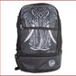 Black briefcase with elephant design for comfort and protection of sports accessories