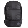 Black briefcase for comfort and protection of sports accessories